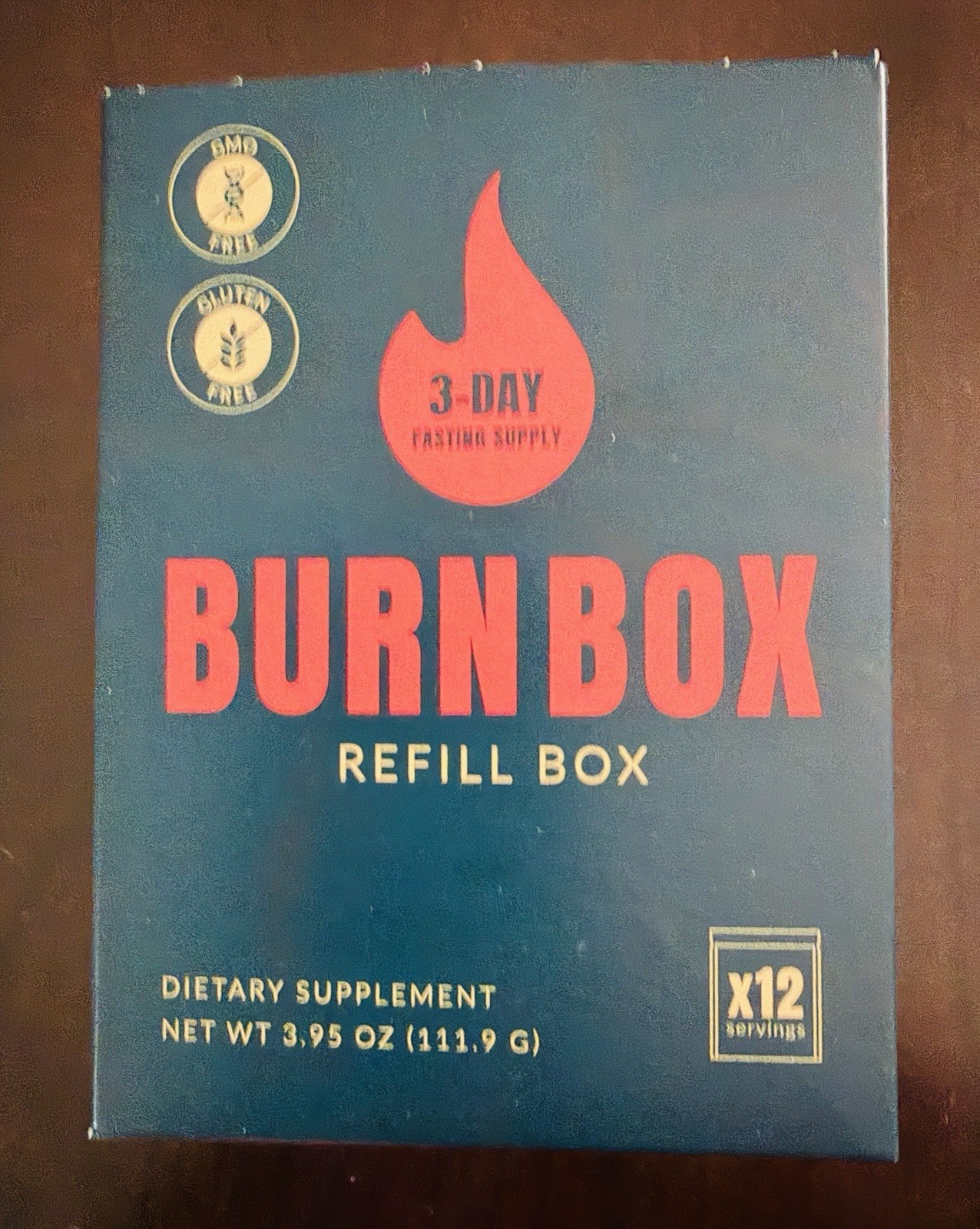 Burn Box 3-Day Fasting Kit Refill Box 12 Servings Exp 10/2027 NEW