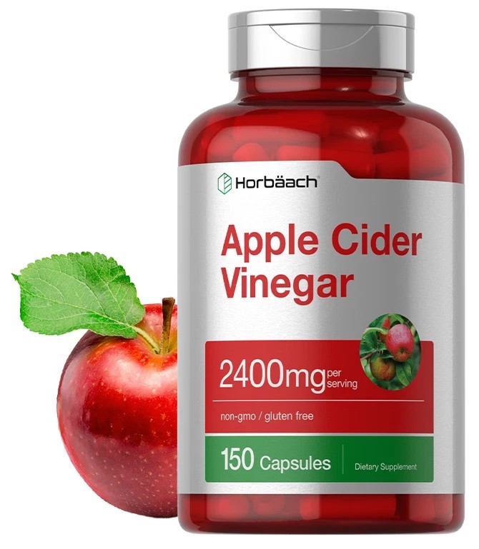 LUXRY Apple Cider Vinegar Capsules | 2400mg | 150 Count | Non-GMO | by Horbaach-