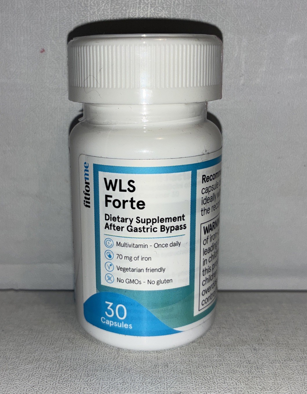 FitForMe Bariatric Multivitamins WLS Forte 30ct Post Gastric Bypass/ Exp 07/2027