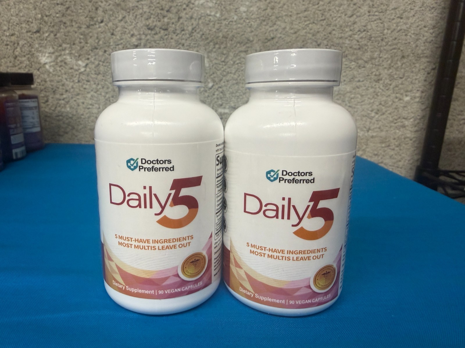 2 Packs Doctors’ Preferred Daily 5 Daily5 90 Capsules – New / Sealed! Exp 4/2027