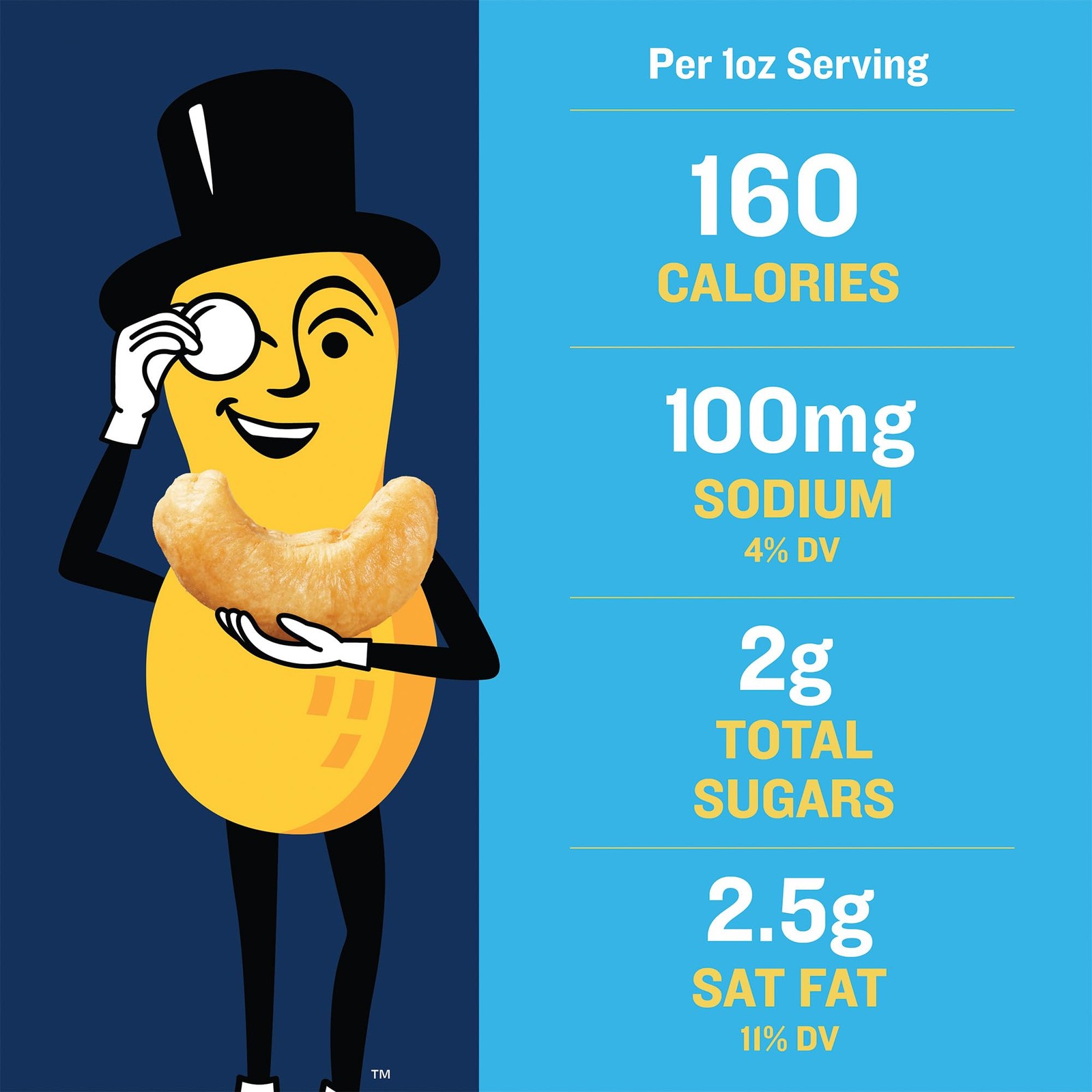 PLANTERS Salted Cashew Halves & Pieces, Party Snacks, 14 Ounce (Pack of 1)