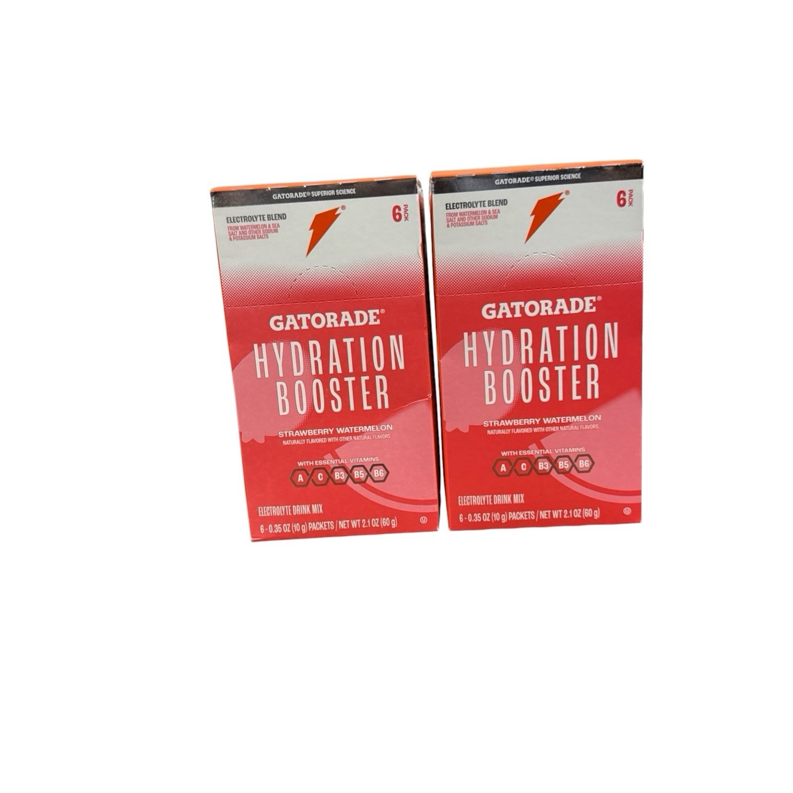 2 Boxes Gatorade HYDRATION BOOSTER Strawberry Watermelon Electrolyte