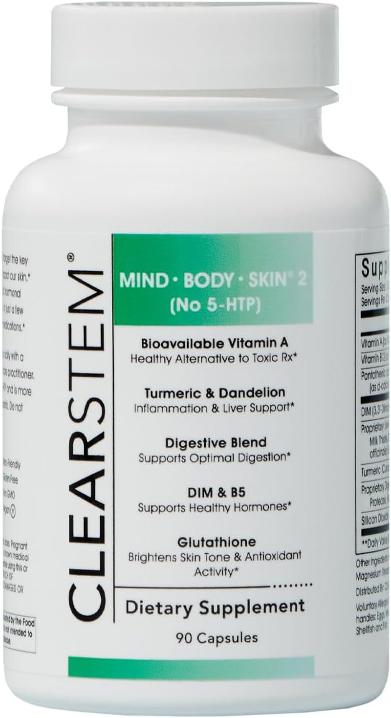 – MINDBODYSKIN Hormonal Acne Supplement (No 5-HTP) – Natural DIM Supplement -…