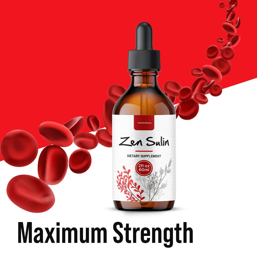 ZenSulin Drops Liquid Supplement, Natural Formula, Zen Sulin Drops (5 Pack)