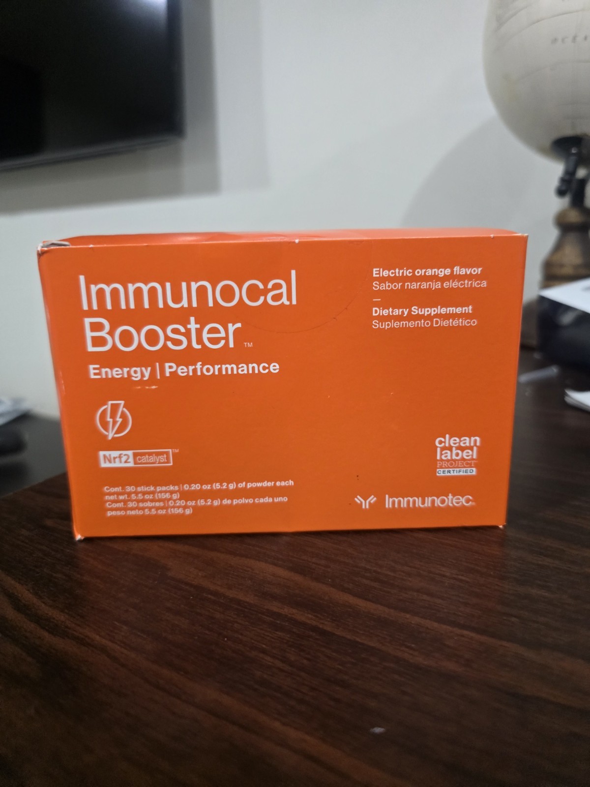 Immunocal Booster Energy & Performance Electric Orange 30 Sticks fast shipping..