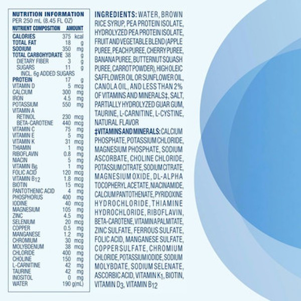Compleat Original 1.5 Plant-Based Formula, Fruit Medley, 250 mL – Case of 24