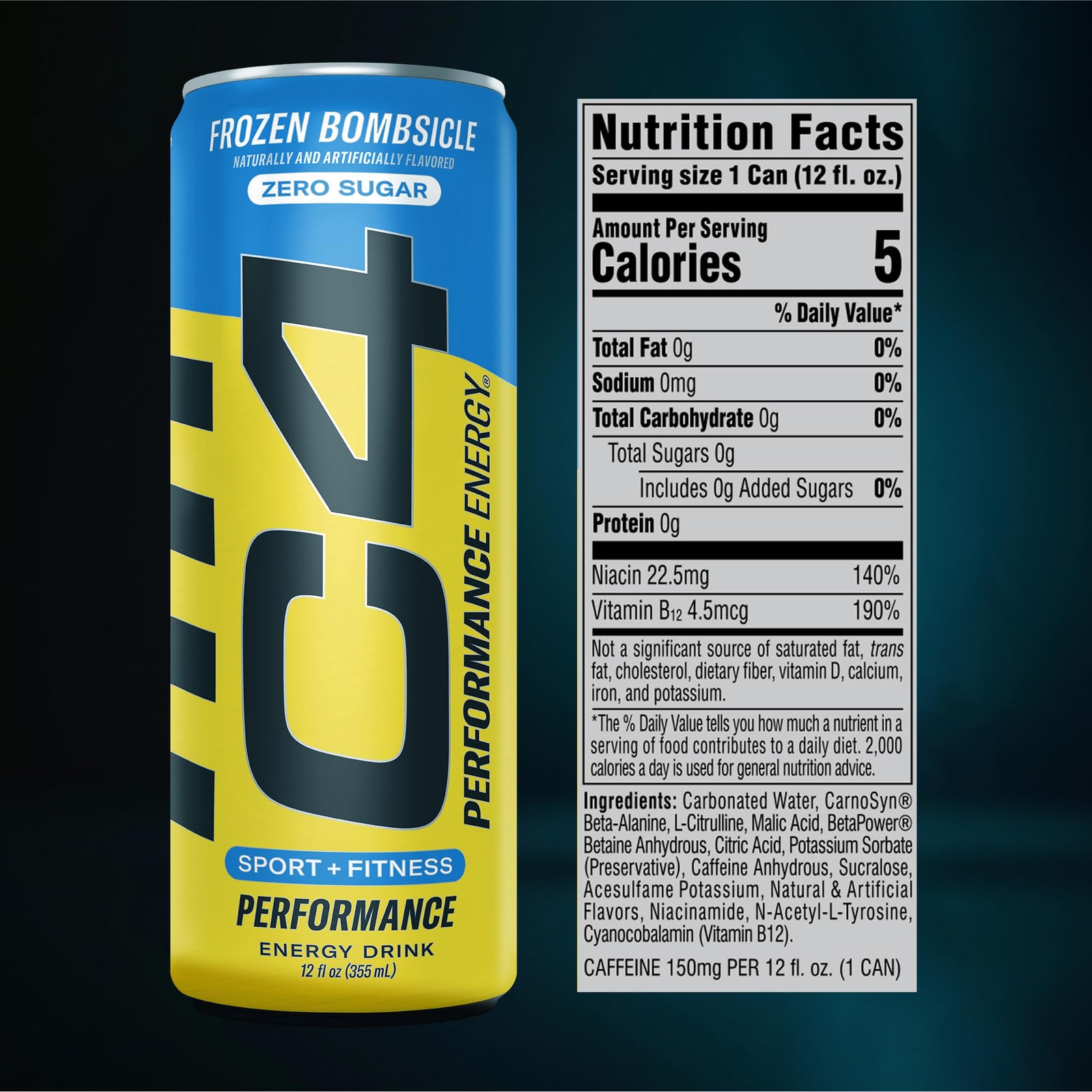 C4 Energy Drinks Variety Pack, Sugar Free Pre Workout Performance Drink With …