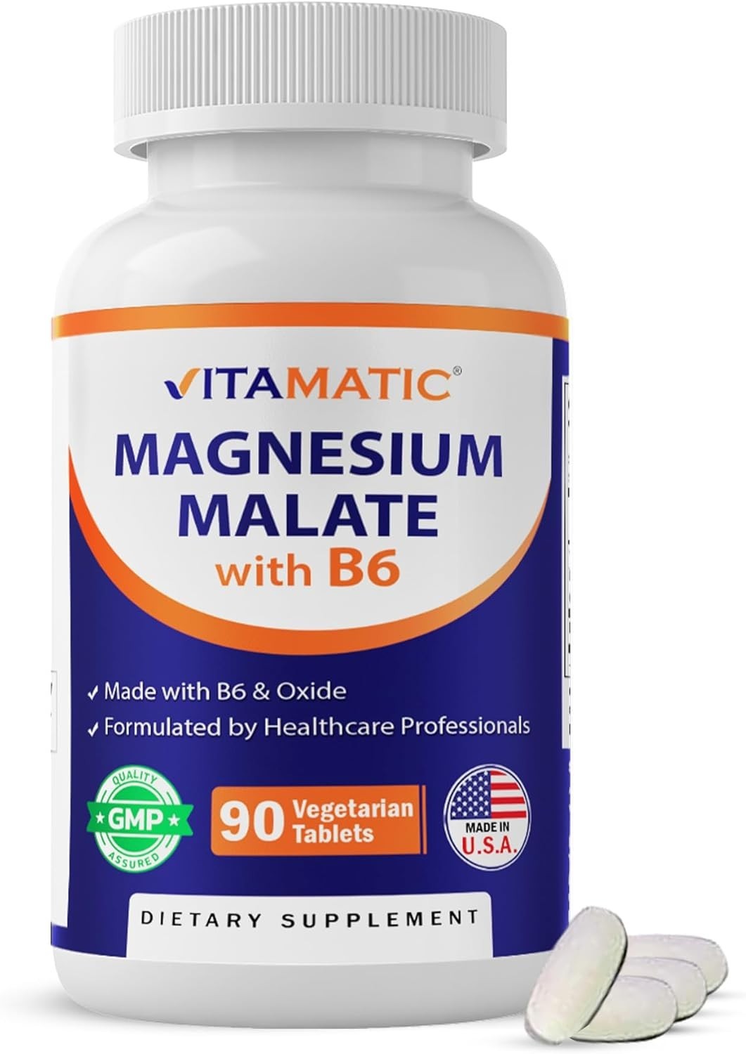 Malato De Magnesio 2000 Mg Apoya La Producción De Energía Y Músculos Saludables