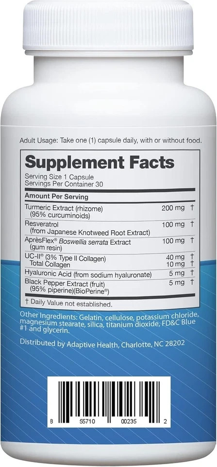 Instaflex Advanced Joint Support 30 Capsules Pain Relief Formula Exp 2027