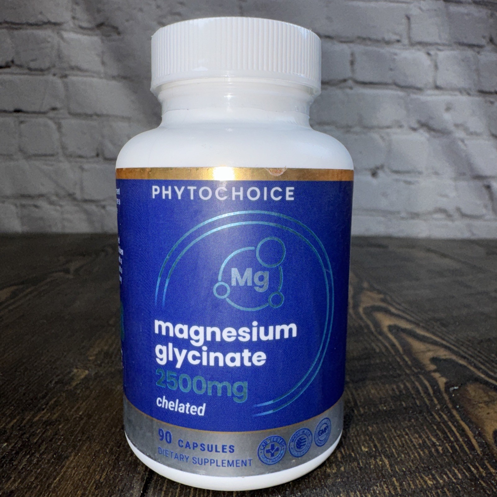 PhytoChoice Chelated Magnesium Glycinate Supplement – 2500 MG 90 caps