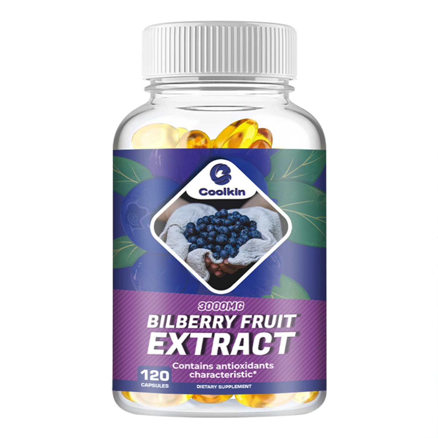 Bilberry Fruit Extract – Maximum Vision Health, Relief Eye Strain, Antioxidant