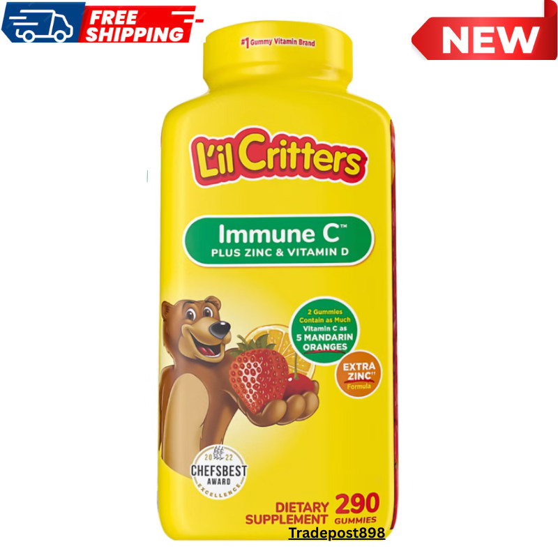 L’il Critters Immune C Gummy Vitamins, Immunity Support Supplement, 290 ct.