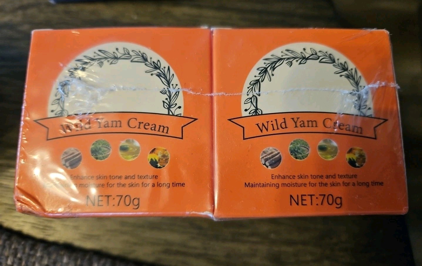 2X New Sealed 70g Wild-Yam Cream