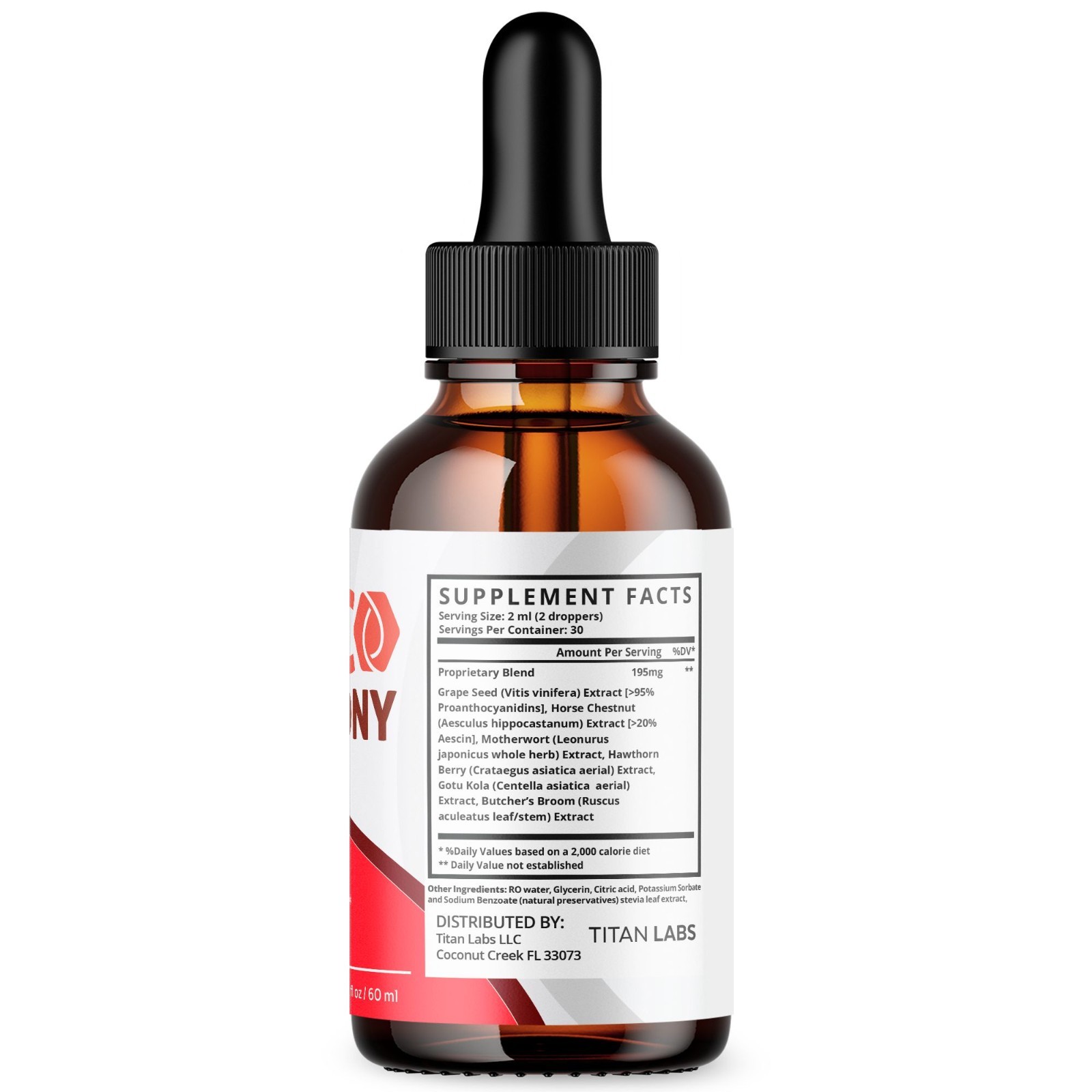 (2 Pack) Glyco Harmony Blood Support Drops Vitamin Supplement 60 Servings