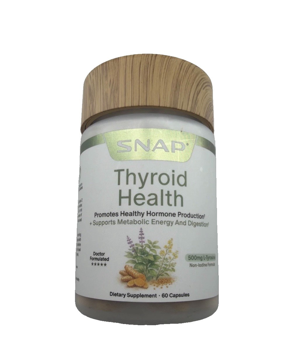 Snap Supplements Thyroid Health, Thyroid Support Supplement for Women & Men