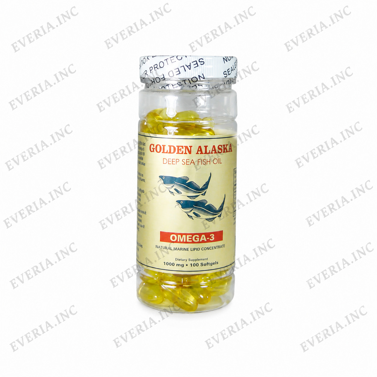 NCB Alaska Deep Sea Fish Oil Omega 3 EPA / DHA , 1000 mg , Support Immune Health