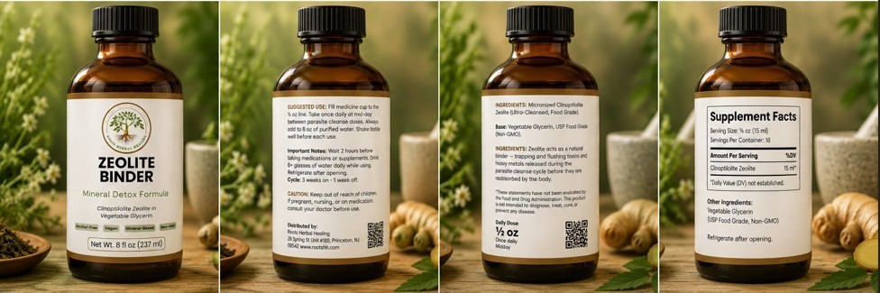 Zeolite Binder Metal & Parasite Detox – 2 FOR PRICE OF 1!