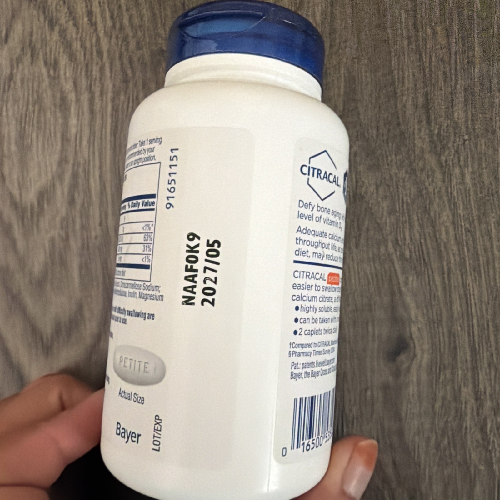 Citracal Petites, Highly Soluble, Easily Digested, 400 mg Calcium Exp 08/2025
