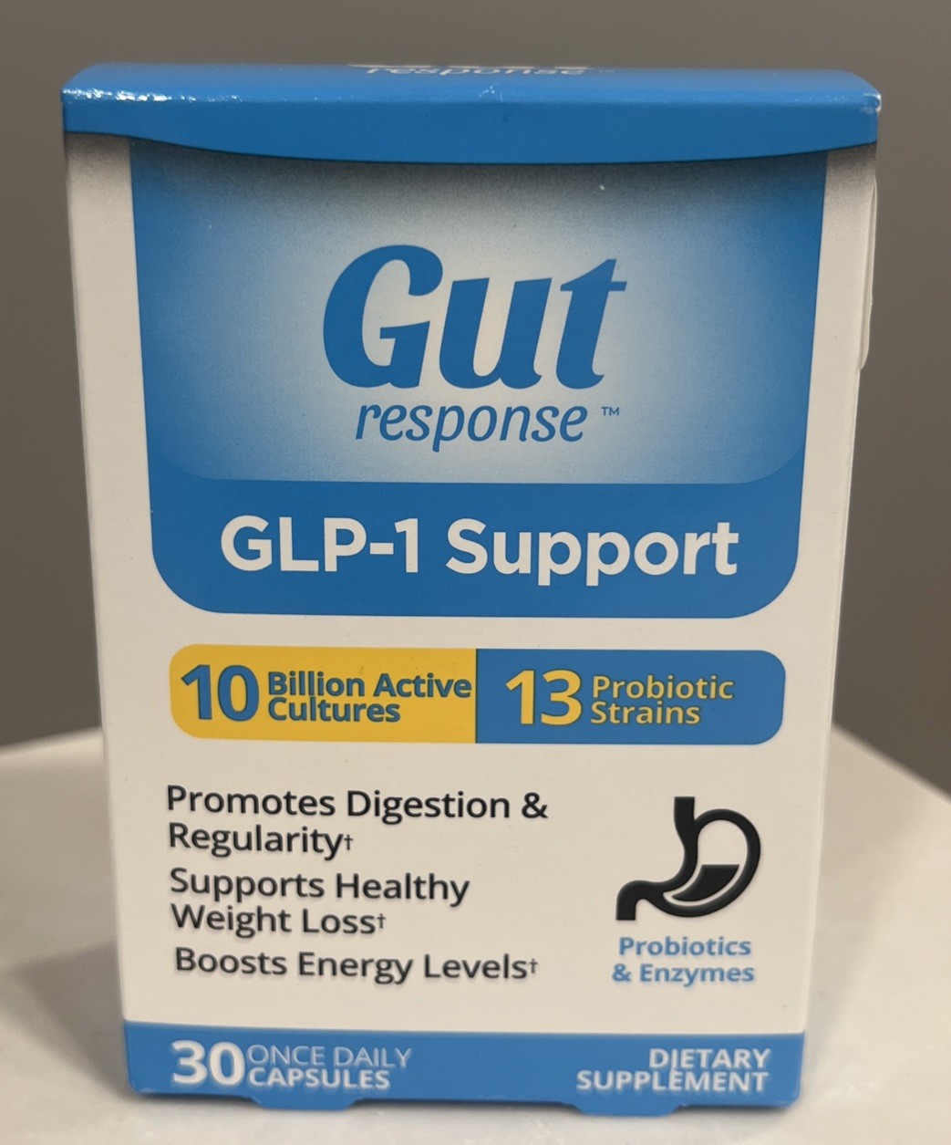 Gut Response Support-10 BILLION Active Cultures-13 Probiotic Strains-30 Ct 07/28