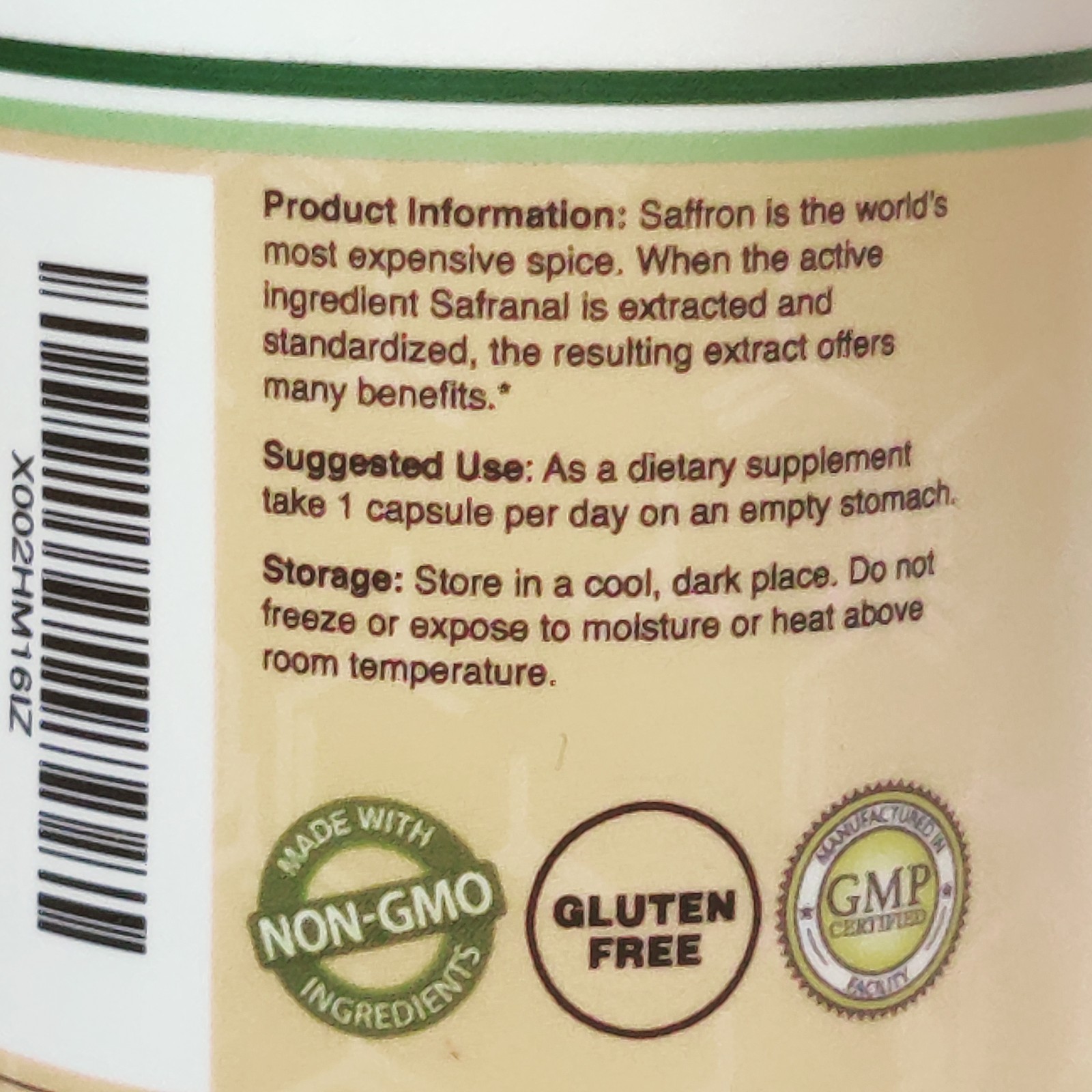 Double Wood Saffron Extract 88.5 mg • 210 Capsules • Exp 10/26 New Read