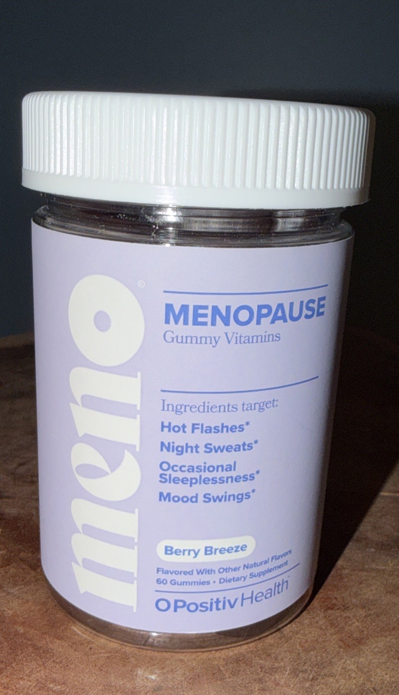 OPositiv Health Menopause Gummy Vitamins 60 Vegan Gummies Berry Breeze Exp 10/26