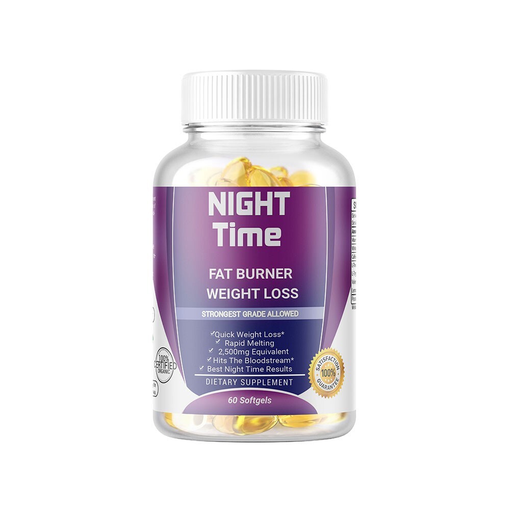 2x Night Time Fat Burner Supplement Fat Burn Weight Loss 60 Softgel Made in USA