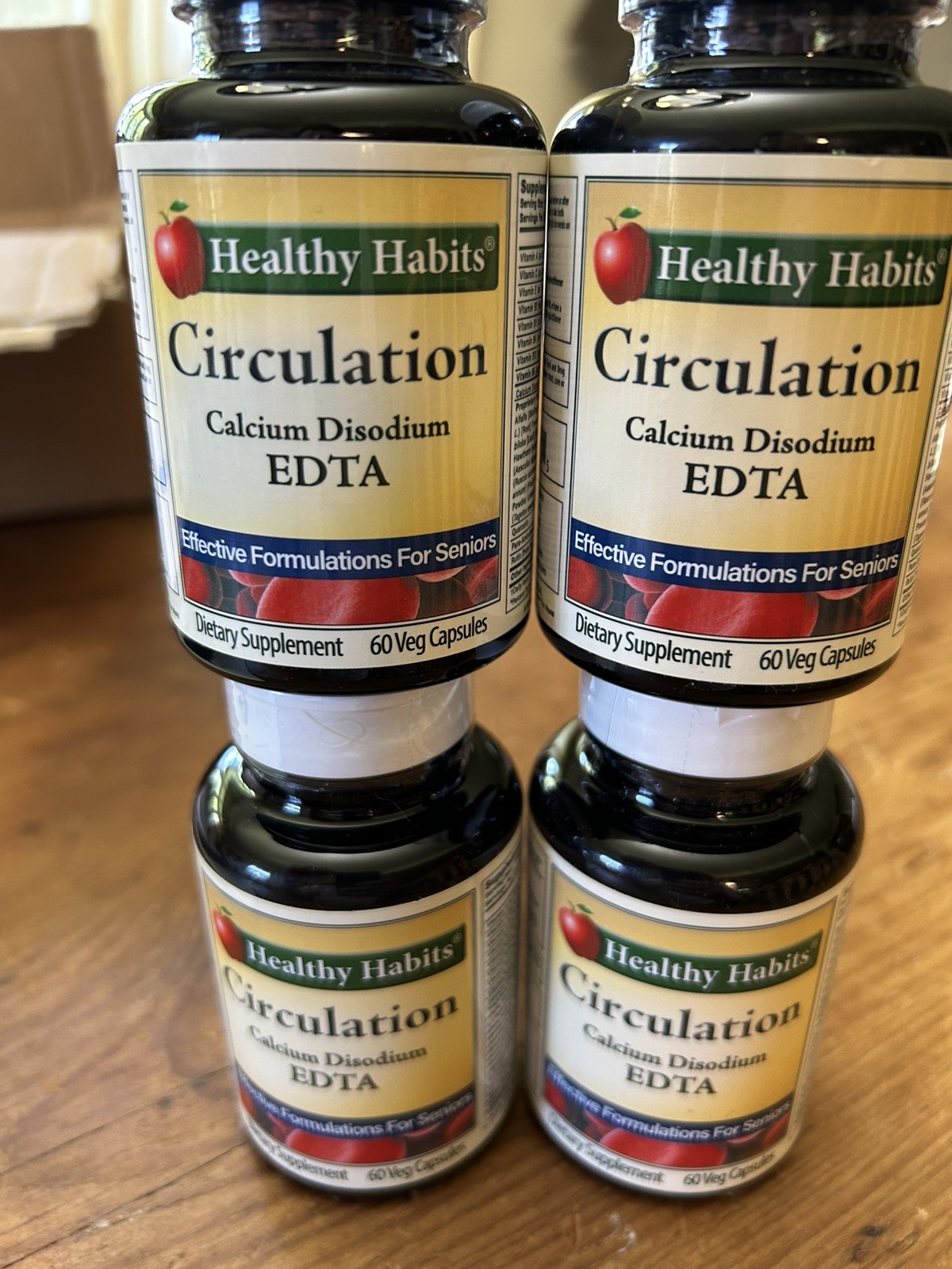 Healthy Habits Circulation with EDTA – Bottle 60 Veg Capsule 4 BOTTLES