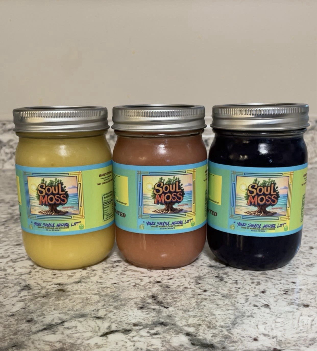100% Wildcrafted Flavored Seamoss