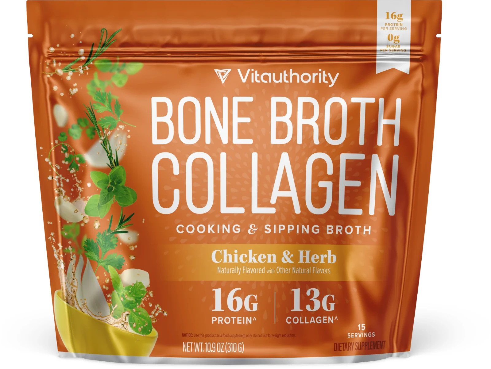Chicken Noodle Bone Broth Collagen, Packed with Protein & Collagen, 310gm