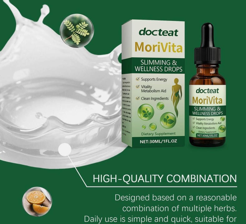 Natural Moringa Slimming Drops Weight Fat Loss Burn&Metabolism Boost Liquid