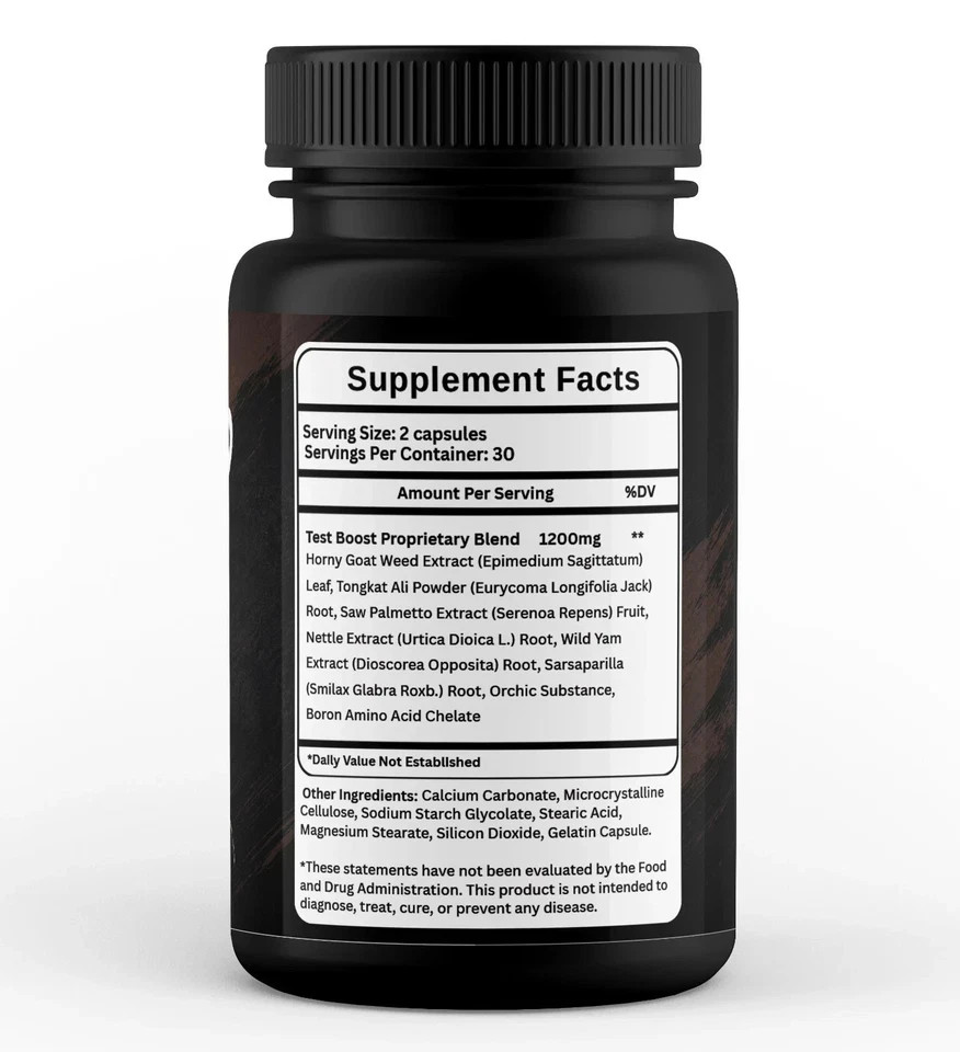 (2 Pack) Horsewood Male Support Supplement, Horse Wood Male Pills (60 Capsules)