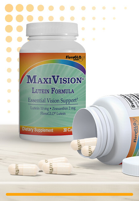 MaxiVision® Lutein Formula – Zeaxanthin & FloraGLO® Lutein – 1 Month Supply