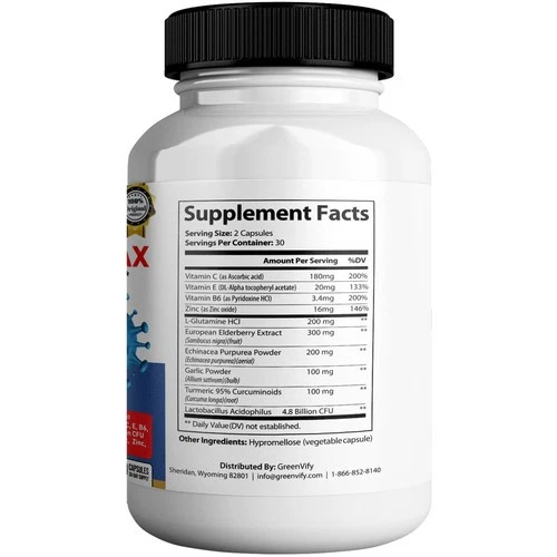 Herpes Defend Max, Extra Strength Advanced Defense Formula, 60 Capsules, with…