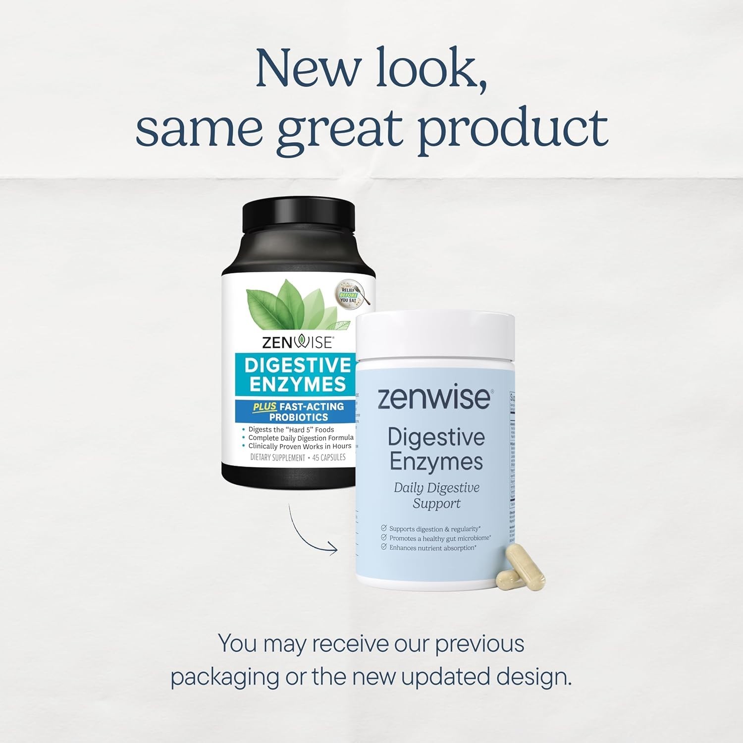 Multienzyme Digestive Support Capsules for Bloating and Indigestion