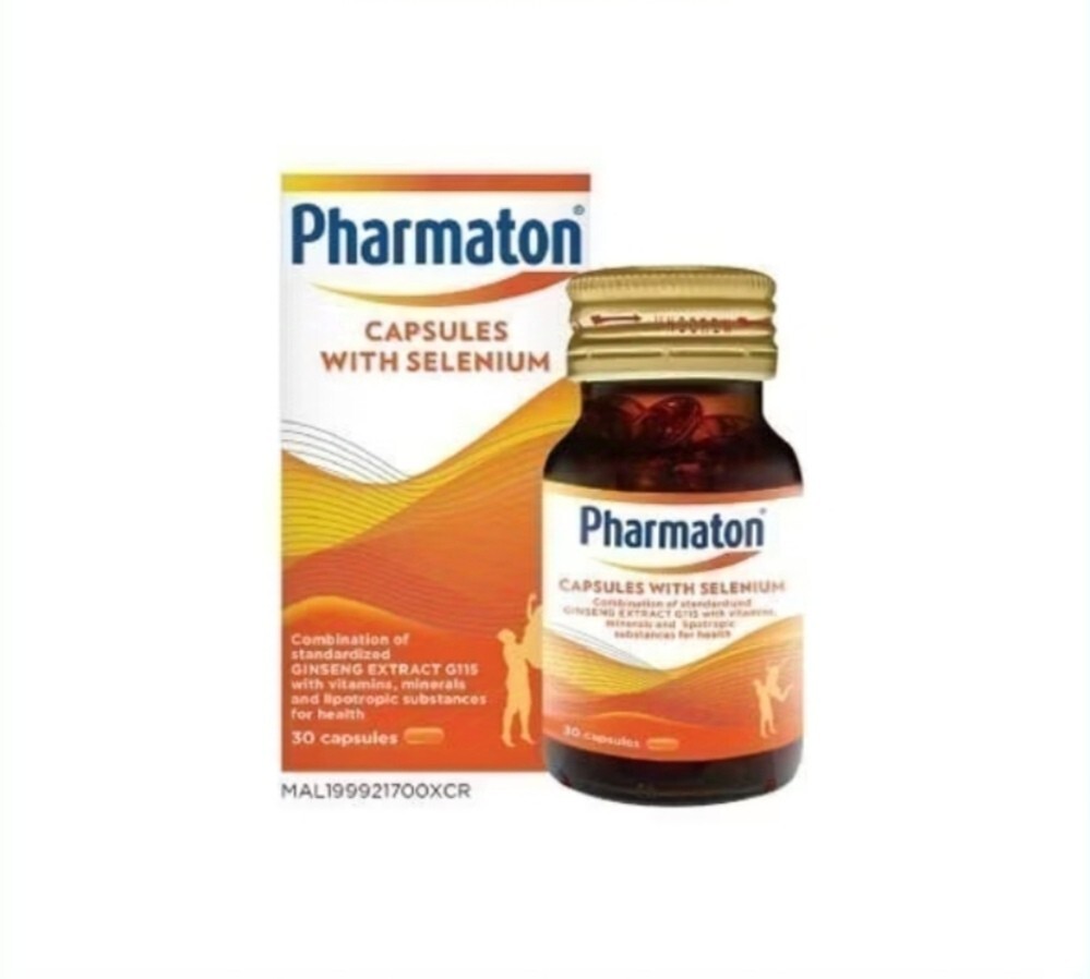 1 x 100’s Pharmaton Multivitamins Capsules with Selenium + Ginseng