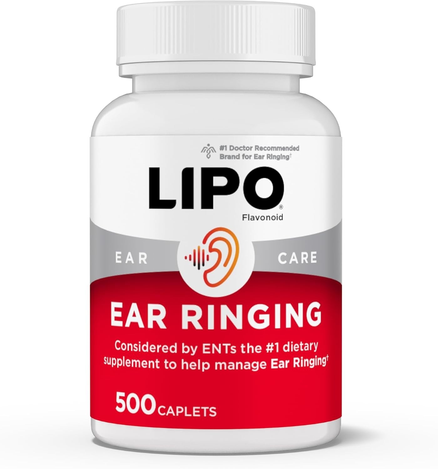 Lipo Flavonoid Ear Ringing – Doctor-Recommended for Ringing Ears – 500C