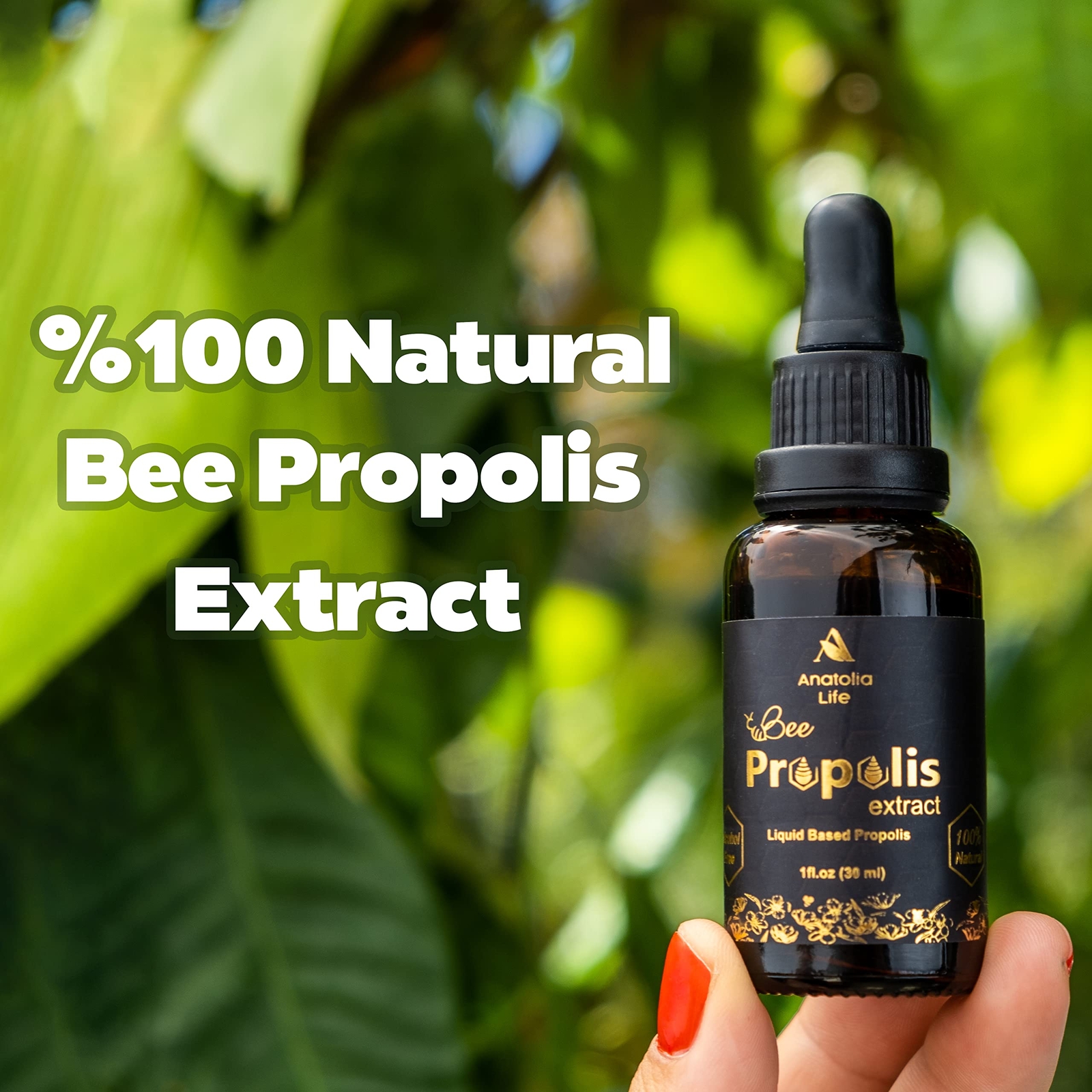 Anatolia Life Natural Bee Propolis Extract Advancd Liquid Tincture