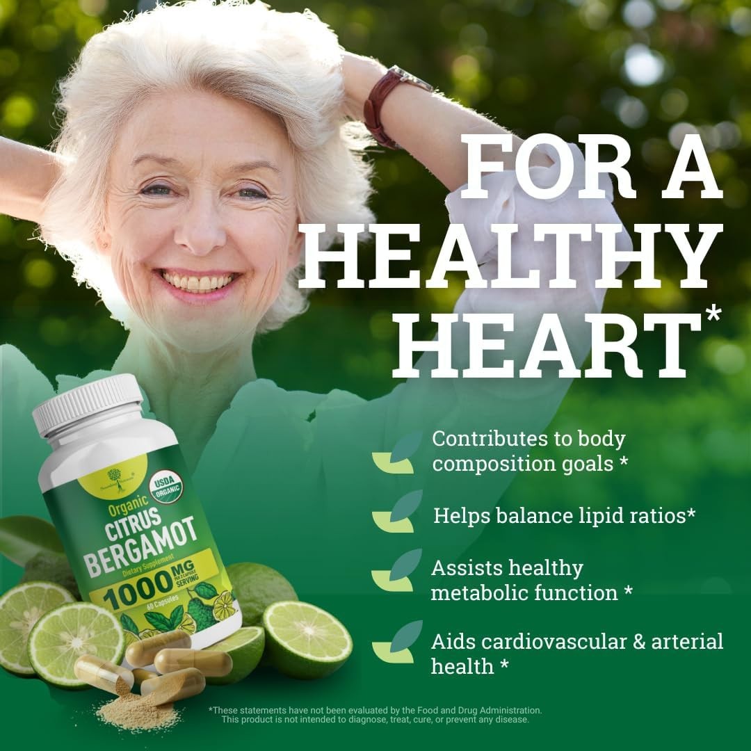 Cardiologist Formulated Citrus Bergamot 1000mg 60 Caps