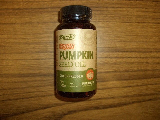 Deva Vegan Pumpkin Seed Oil 90 Vegan Caps Organic, Cold-Pressed 2/18/2028