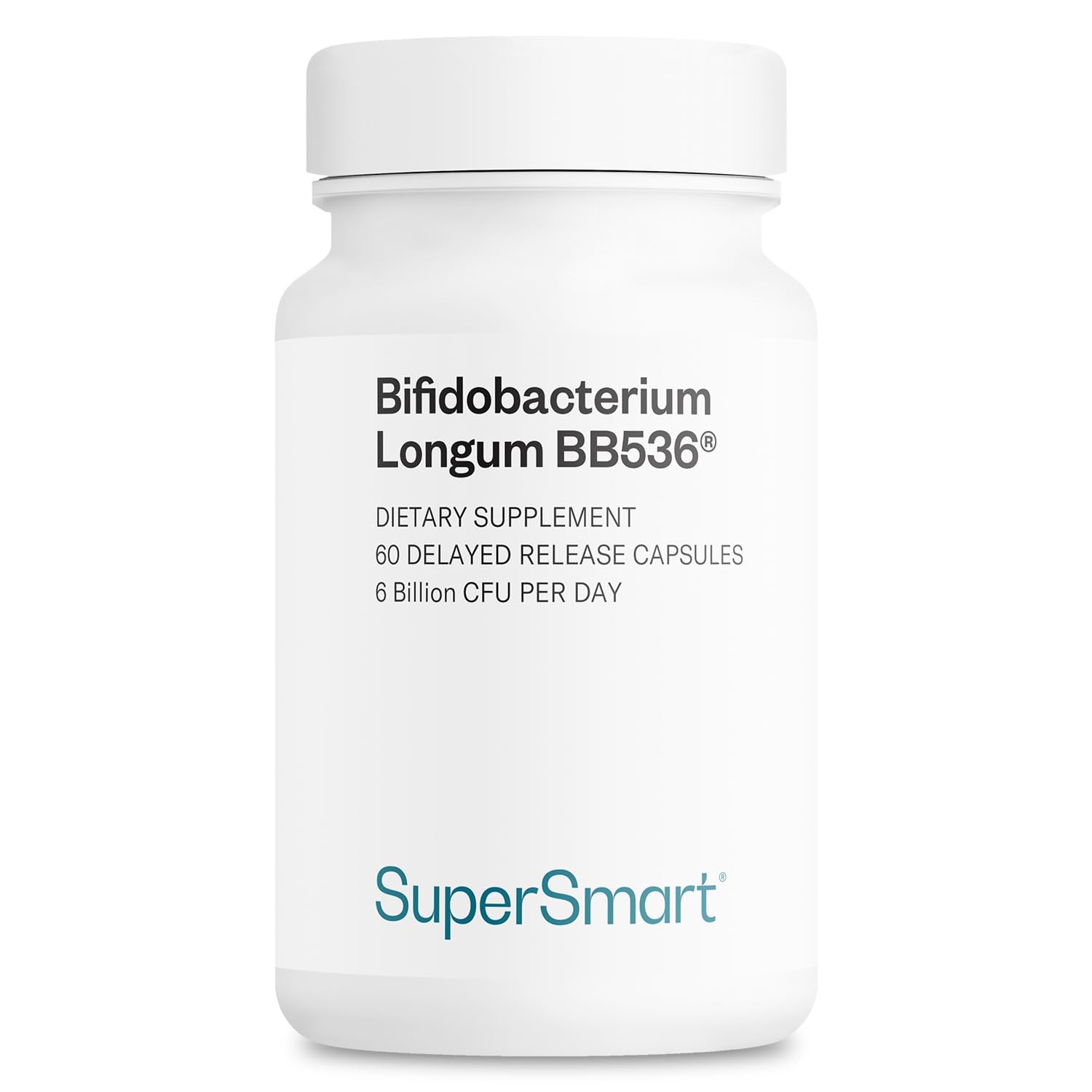 Supersmart Bifidobacterium Longum BB536 6 Billion CFU per Day Probiotics & P…