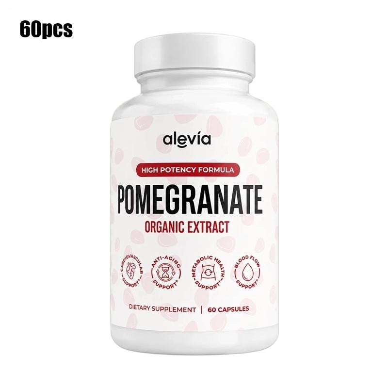 Alevia Pomegranate Capsules 60ct Organic Extract Antioxidant