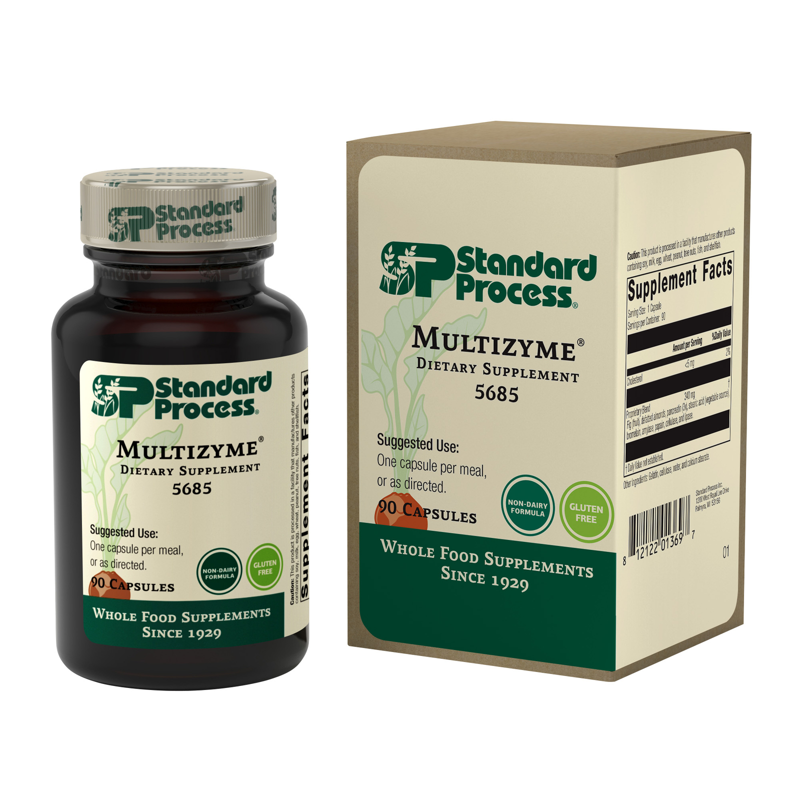 Standard Process – Multizyme – 90 Capsules