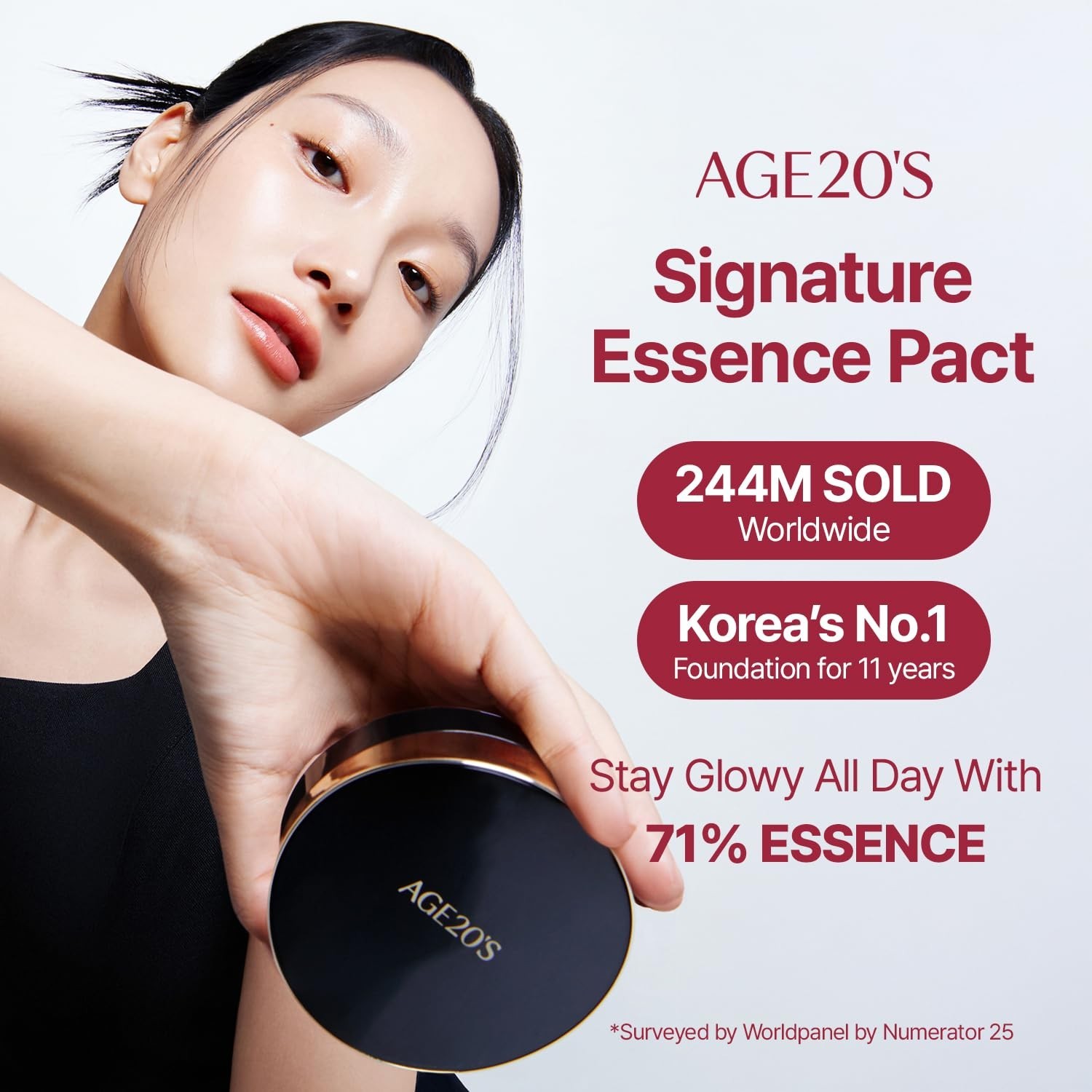 [Vegan] AGE20’S Signature Essence Pact | Pack of 1 | 21N VANILLA | Korean Cus…