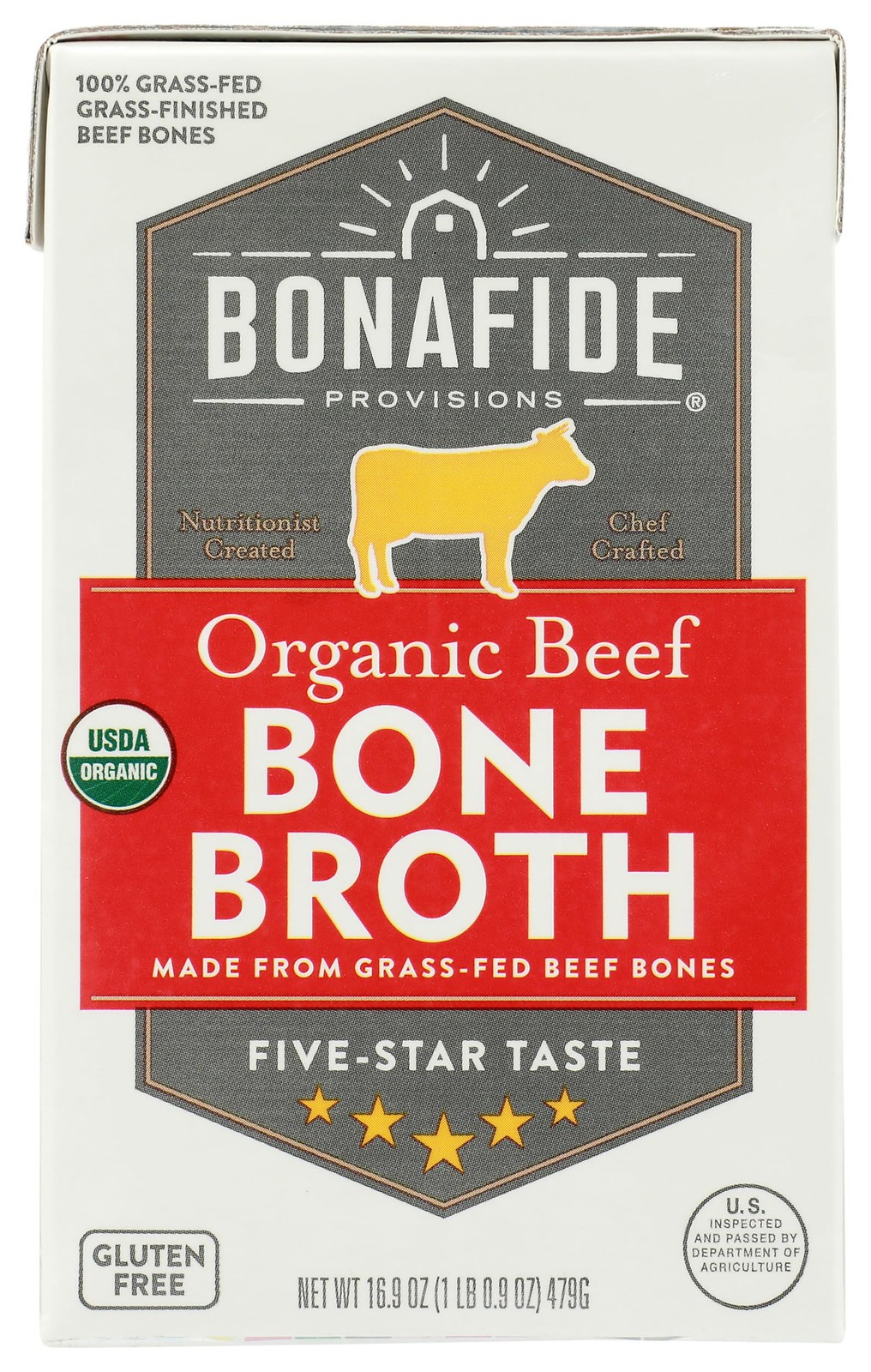 Bonafide Provisions Organic Beef Bone Broth, 16.9 OZ