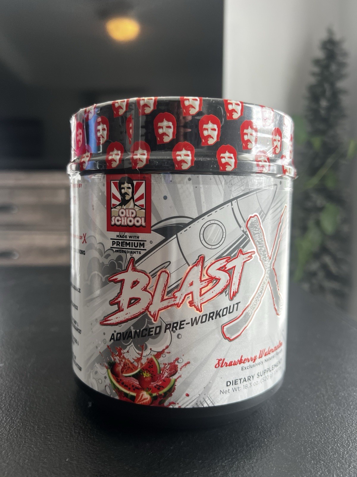 OLD SCHOOL LABS Blast X Dietary Supplement Powder 18.3oz Strawberry Watermelon