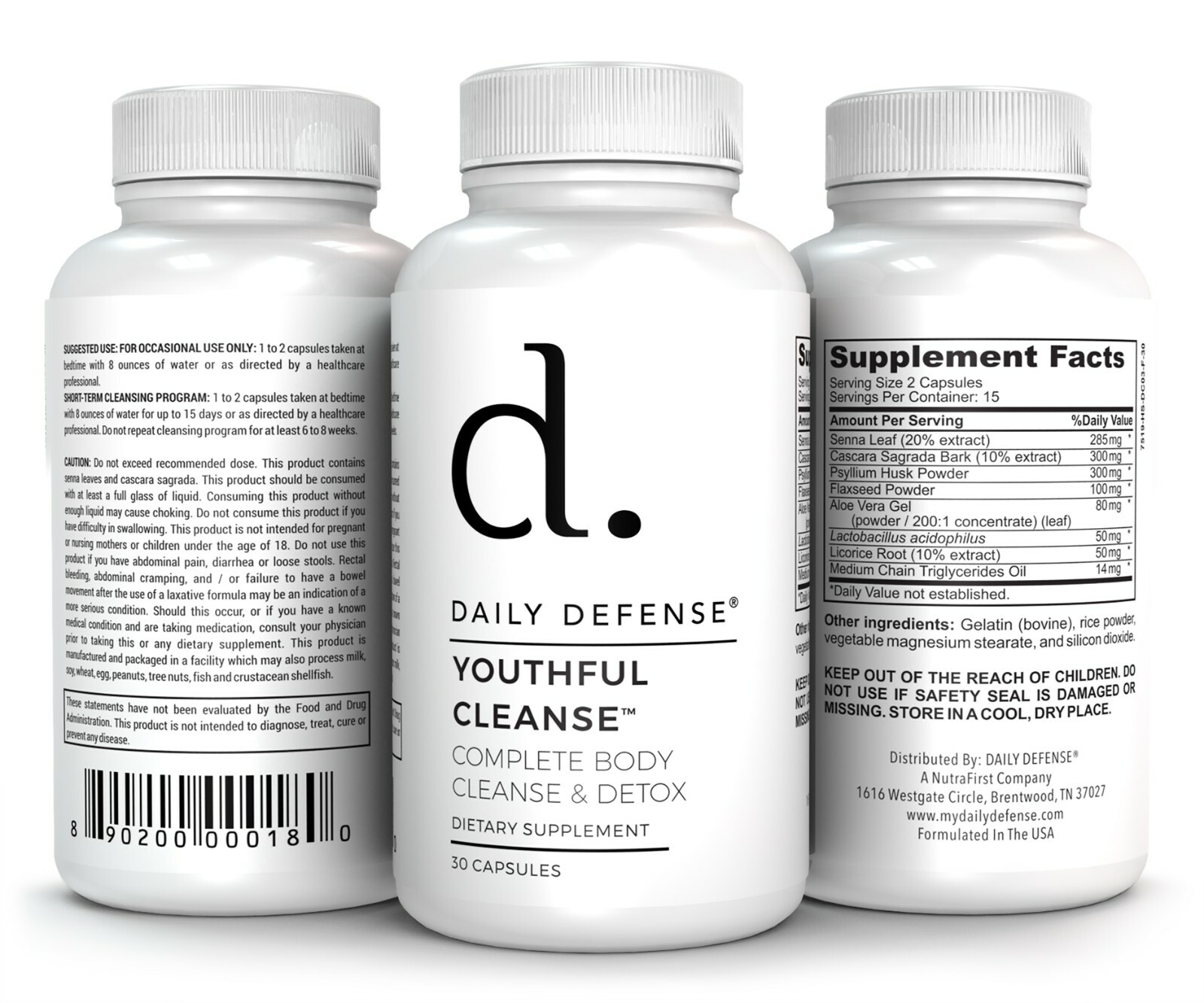 DETOX COLON & BODY CLEANSE STOMACH GAS BLOATING WEIGHT LOSS PILLS FAST DE-BLOAT