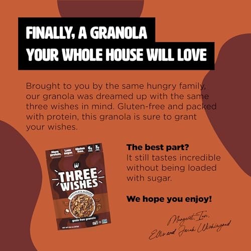 Granola (4-Pack) – Gluten Free Granola, 8 Ounce (Pack of 4) Chocolate Almond