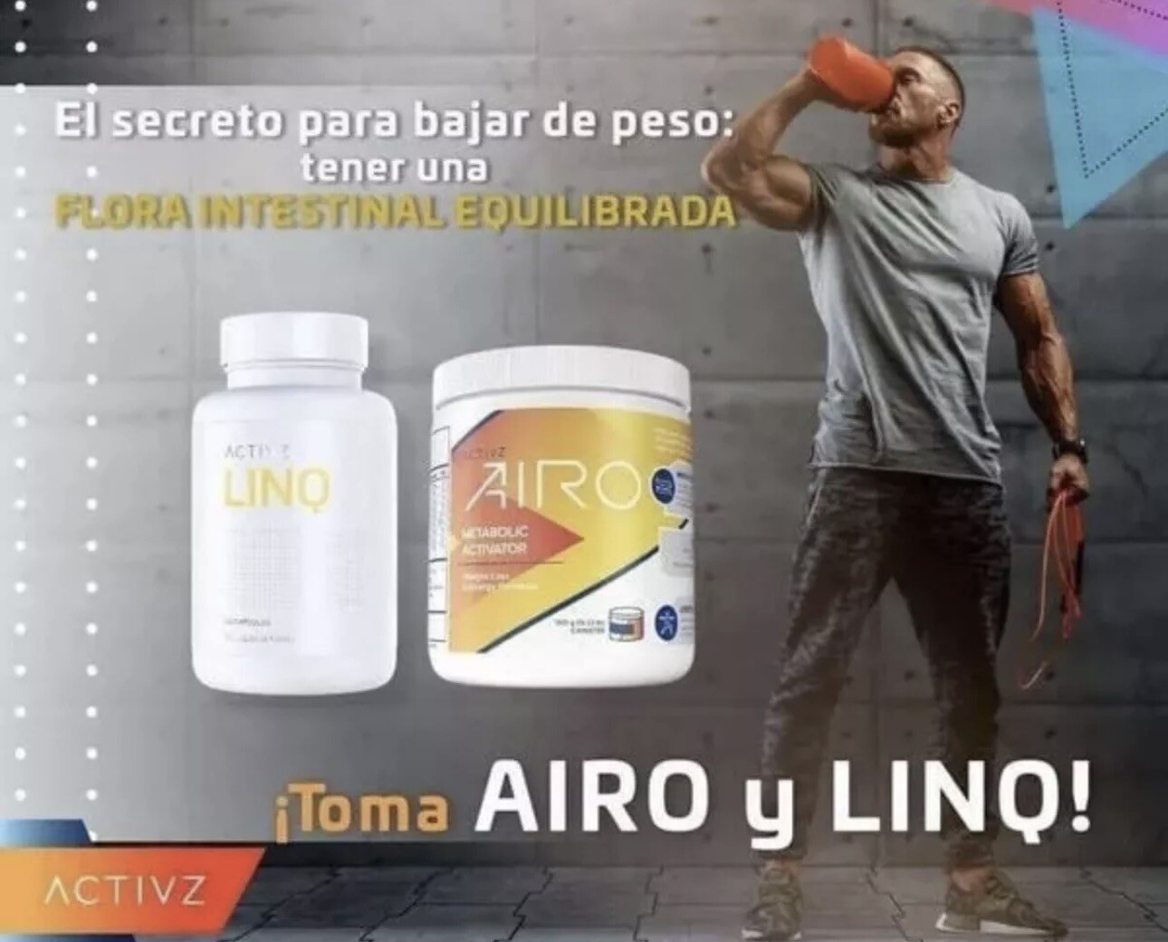 ACTIVZ COMBO : 1 GNMX + 1 LINQ + 1 OPTIMEND + 1 AIRO RESTORE YOUR HEALTH
