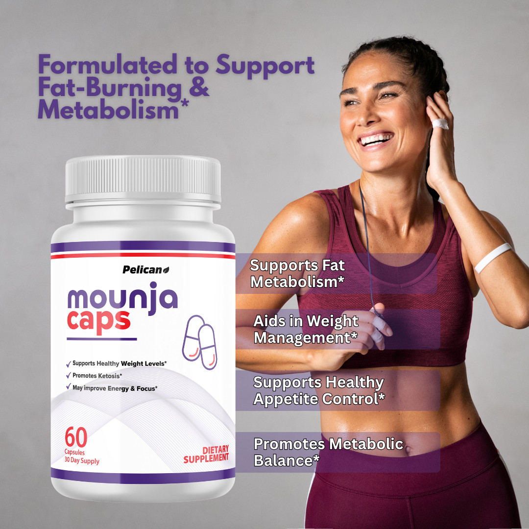 Mounja Caps- Metabolism Support, Weight Management Supplement- 3 Bottles