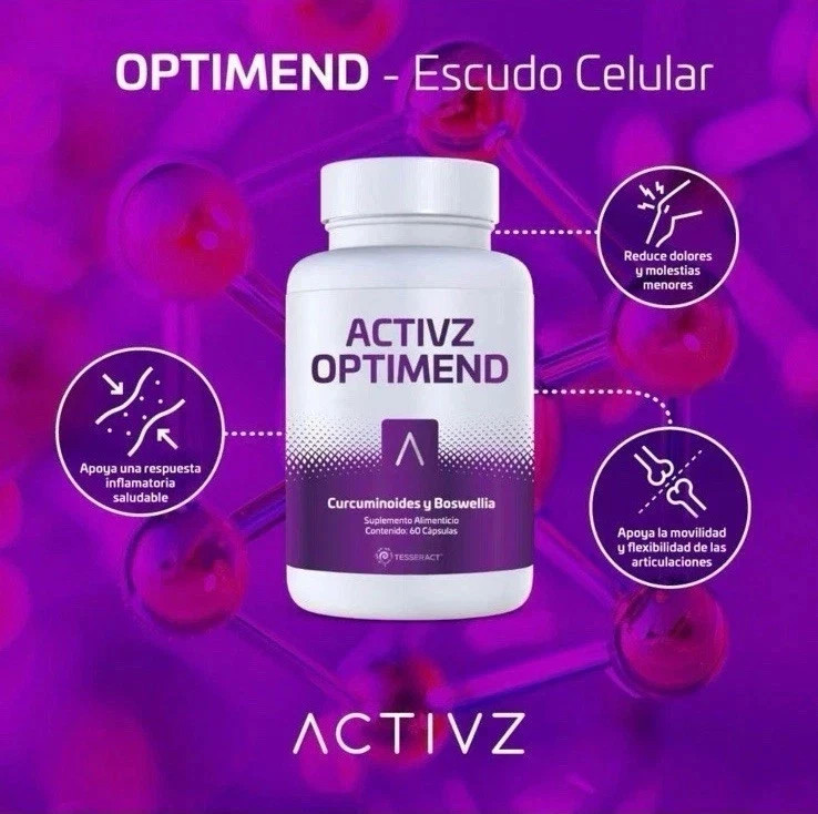 OPTIMEND ACTIVZ 60 Capsules Cellular Firefighter Free Shipping USA